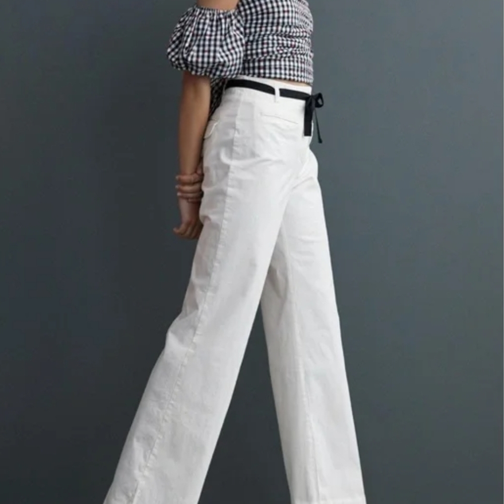 Chic White Pants Anthro